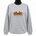 Leaf Me Alone Embroidered Gildan Sweatshirt
