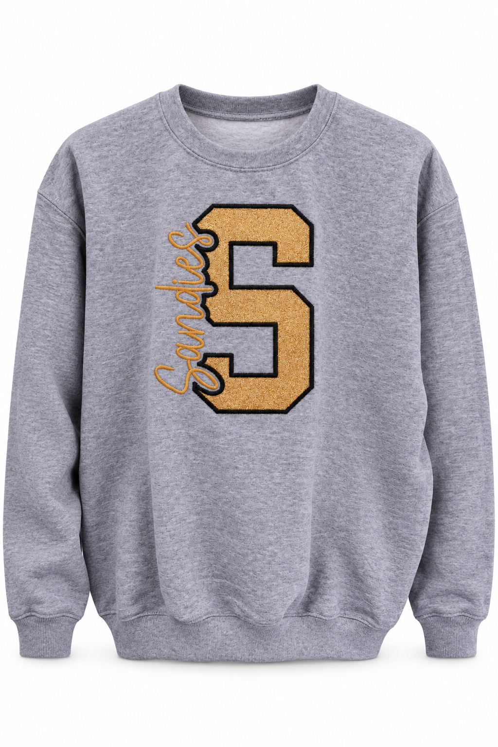 Knockout Glitter Appliqué Sweatshirt