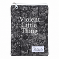 “Violent Little Thing” Embroidered Kindle Sleeve