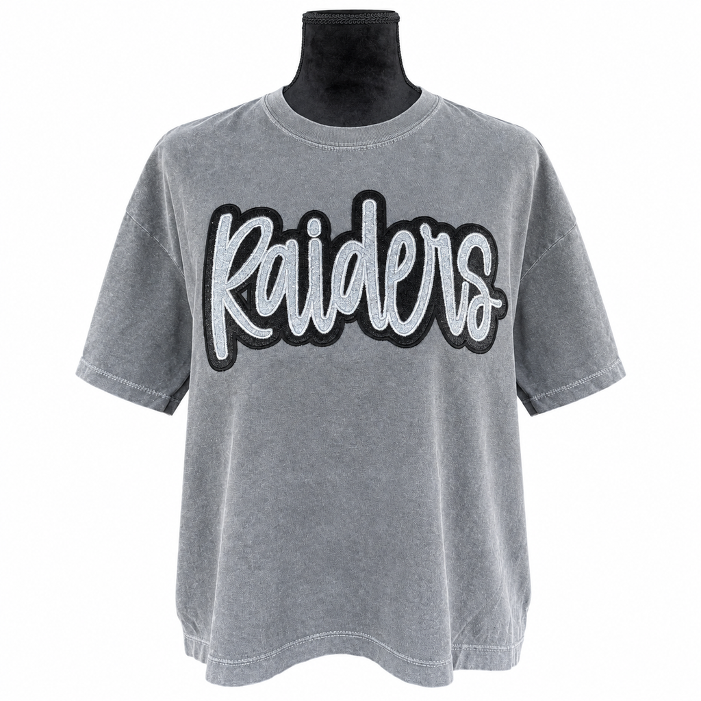 Comfort Colors Traditional Length Double Glitter Appliqué T-Shirt