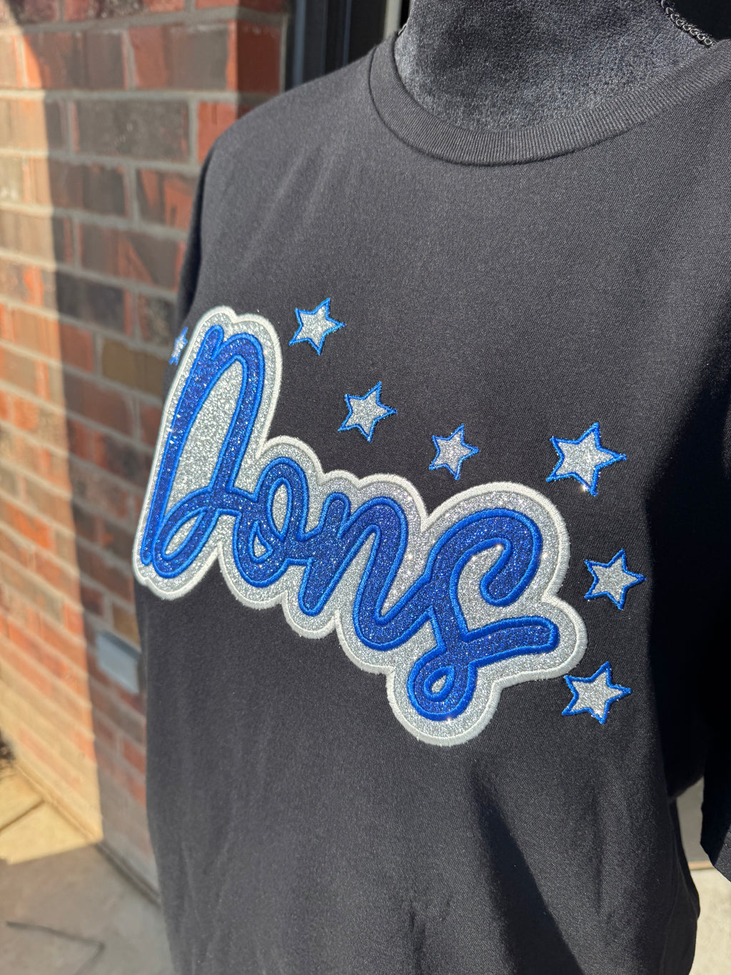 Gildan Double Glitter Appliqué Sweatshirt