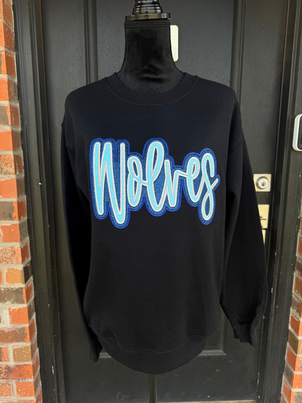 Gildan Double Glitter Appliqué Sweatshirt