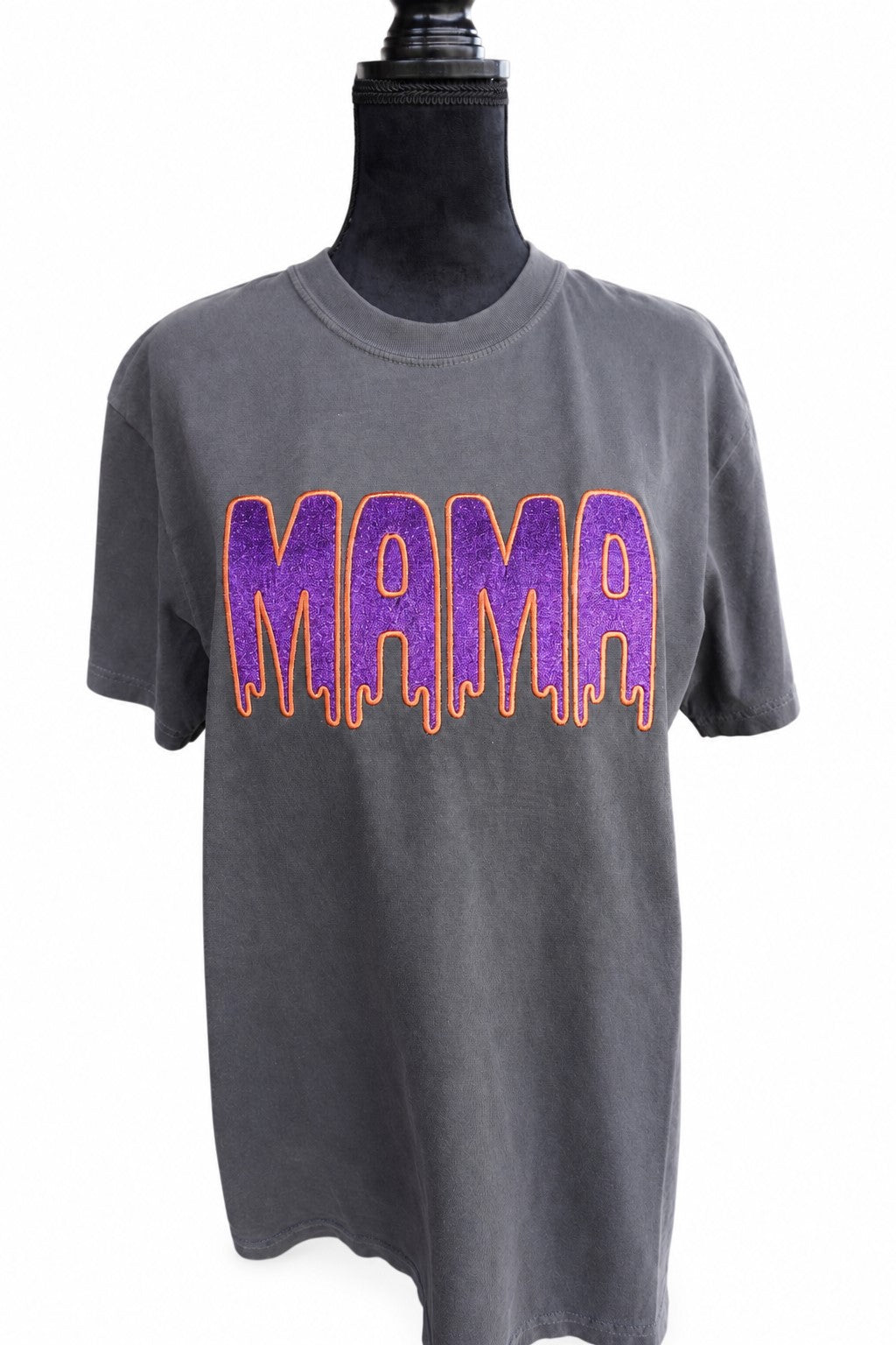 MAMA Drip Glitter Appliqué Comfort Colors® T-Shirt