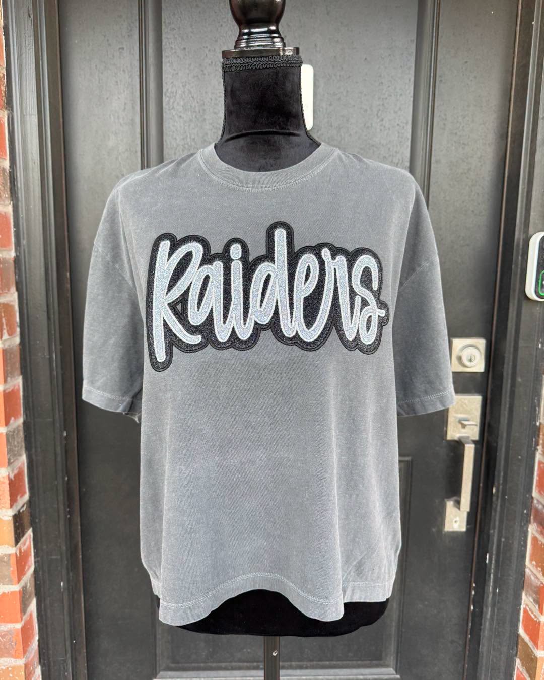 Comfort Colors Traditional Length Double Glitter Appliqué T-Shirt